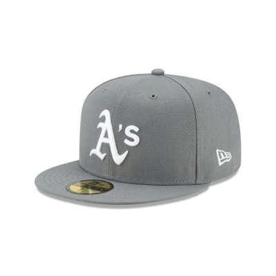 Oakland Athletics Gorra | New Era MLB Floral Undervisor 59fifty Fitted Cap Mexico - Grises